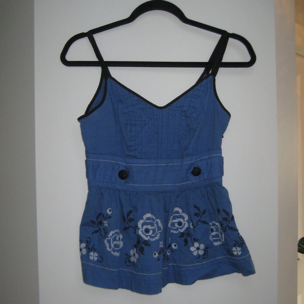 Cute floral cotton boho tank